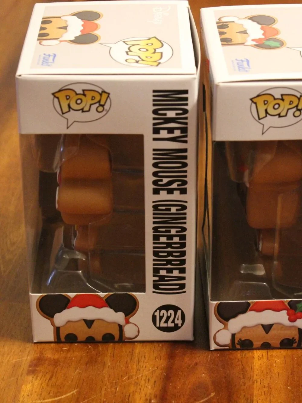 Gingerbread Mickey & Minnie Mouse Funko Pops